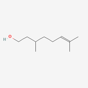 Chemical structure of Citronellol