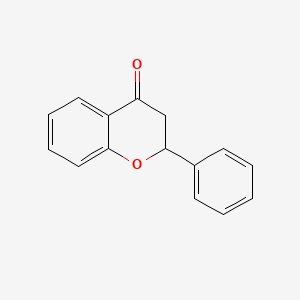 Chemical structure of Flavanone