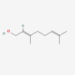 Chemical structure of Geraniol