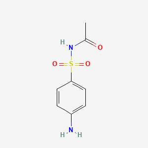 Chemical structure of Sulfacetamide