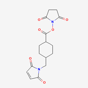 Chemical structure of SMCC