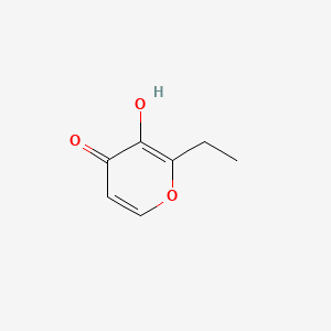 Chemical structure of Ethyl maltol