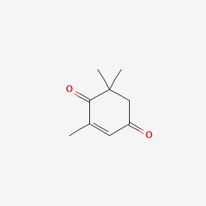 Chemical structure of Ketoisophorone