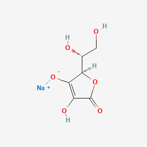 Chemical structure of Sodium erythorbate