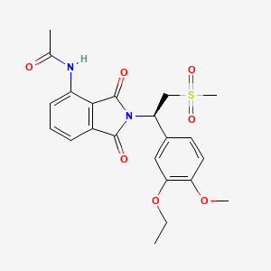 Chemical structure of (R)-Apremilast