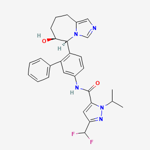Chemical structure of (R)-CSN5i-3