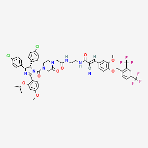 Chemical structure of (rel)-PROTAC ERRα Degrader-1