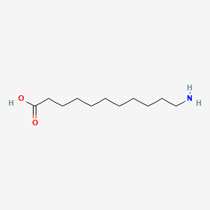 Chemical structure of 11-Aminoundecanoic acid
