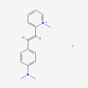 Chemical structure of 2-Di-1-ASP