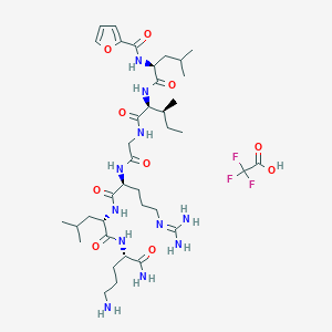 Chemical structure of 2-Furoyl-LIGRLO-amide TFA