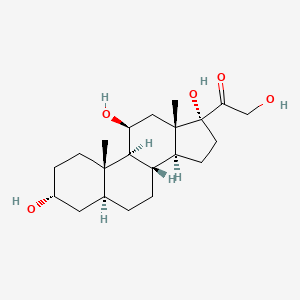 Chemical structure of Allotetrahydrocortisol