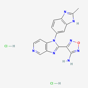 Chemical structure of AS2863619