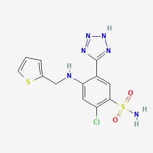 Chemical structure of Azosemide