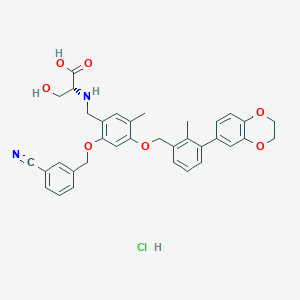 Chemical structure of BMS-1001 hydrochloride