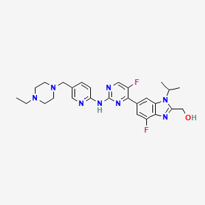 Chemical structure of Abemaciclib metabolite M20