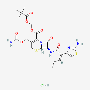 Chemical structure of Cefcapene pivoxil hydrochloride