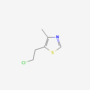 Chemical structure of Clomethiazole