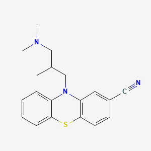 Chemical structure of Cyamemazine