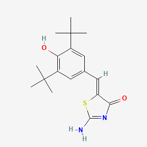 Chemical structure of Darbufelone