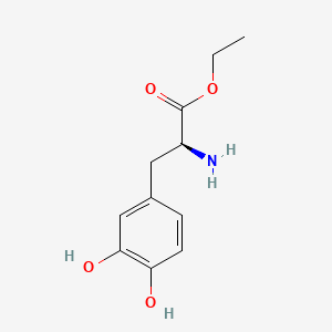 Chemical structure of Etilevodopa