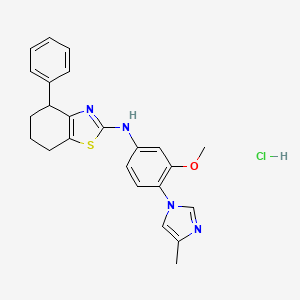 Chemical structure of gamma-secretase modulator 1 hydrochloride