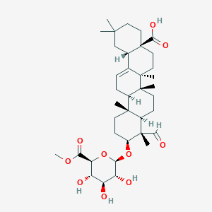 Chemical structure of Gypsogenin-3-O-glucuronide