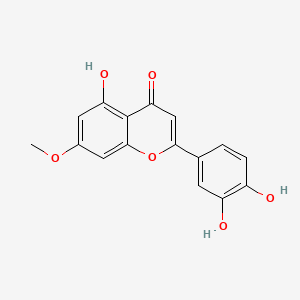 Chemical structure of Hydroxygenkwanin