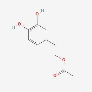 Chemical structure of Hydroxytyrosol acetate
