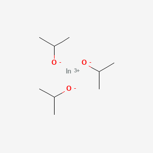 Chemical structure of Indium(III) isopropoxide