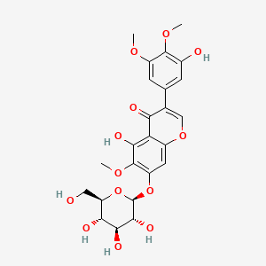 Chemical structure of Iridin