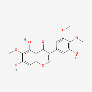 Chemical structure of Irigenin