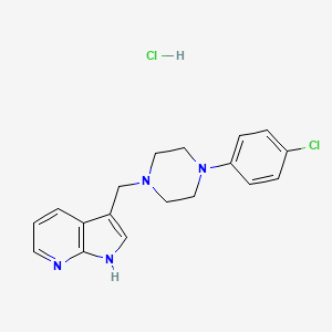 Chemical structure of L-745870 hydrochloride