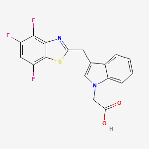 Chemical structure of Lidorestat