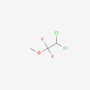 Chemical structure of Methoxyflurane