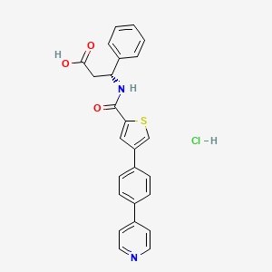 Chemical structure of PF-00356231 hydrochloride