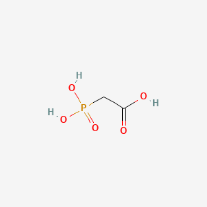 Chemical structure of Phosphonoacetic acid