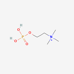 Chemical structure of Phosphorylcholine