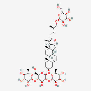 Chemical structure of Pseudoprotodioscin