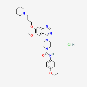Chemical structure of Tandutinib hydrochloride