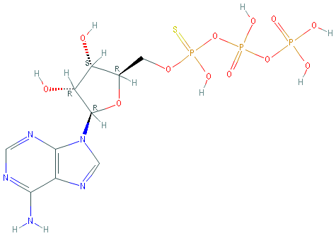 Chemical structure of TAT TFA
