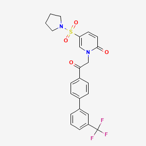 Chemical structure of TBOPP