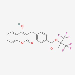 Chemical structure of Tecarfarin