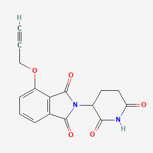 Chemical structure of Thalidomide-propargyl