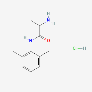 Chemical structure of Tocainide hydrochloride