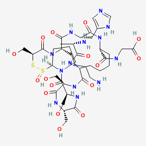 Chemical structure of Transdermal Peptide TFA