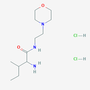 Chemical structure of (Rac)-LM11A-31 dihydrochloride