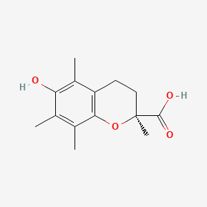 Chemical structure of (S)-Trolox