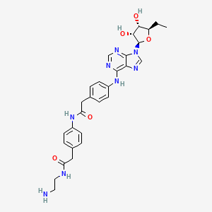 Chemical structure of Adenosine amine congener