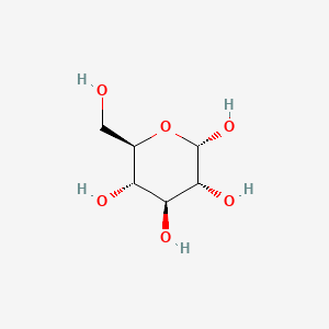 Chemical structure of alpha-D-glucose