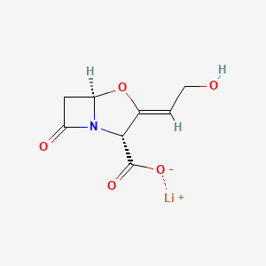 Chemical structure of Clavulanate lithium